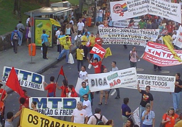 Movimento Contra o Desemprego - Março / 2009